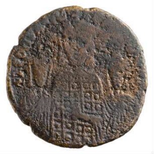 Münze, Follis, 870 - 879