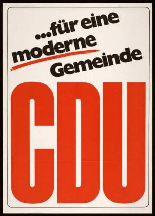 CDU, Gemeinderatswahl 1968