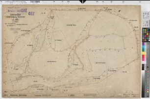 Oberkirchen (Schmallenberg), Flurbereinigung Oberkirchen, Bl. 1 Zuteilungskarte Flur 1