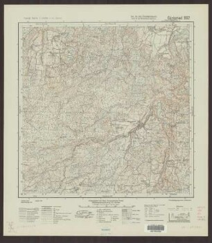 802 Görisried ; Topographische Karte von Bayern 1:25.000 [Positionsblätter]