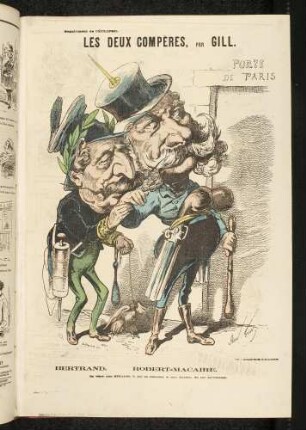 Les deux compères, par Gill