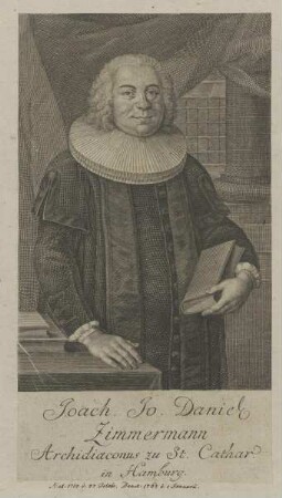 Bildnis des Joachim Jo. Daniel Zimmermann