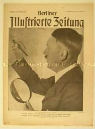 Wochenzeitschrift "Berliner Illustrierte Zeitung" u.a. zum Geburtstag Hitlers und zur Lage an der Ostfront