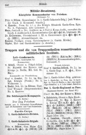 Militär-Besatzung