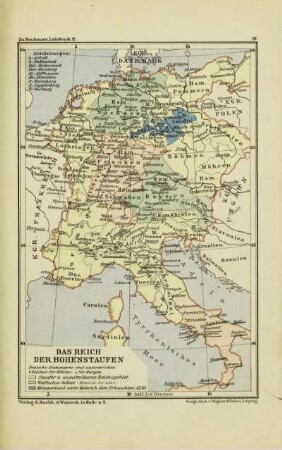 Das Reich der Hohenstaufen