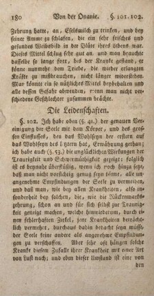 Die Leidenschaften.