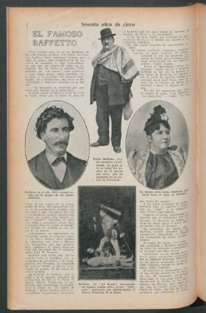 El famoso Raffetto : Sesenta años de circo