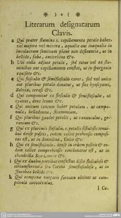 Literarum designatarum Clavis