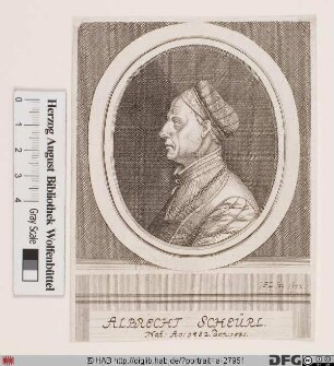 Bildnis Albrecht V. Scheurl