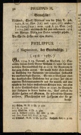 30-40, Philippus. - Wilhelmus IV.