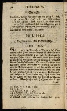 30-40, Philippus. - Wilhelmus IV.
