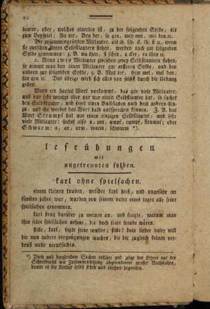 leseübungen mit ungetrennten Sylben.