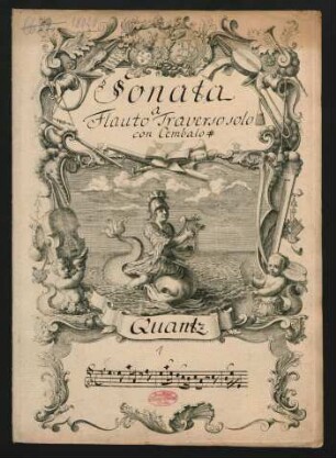 Sonaten; fl, bc; a-Moll; QV 1: 152
