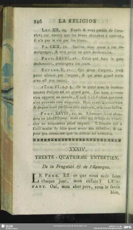 XXXIV. Trente-Quatrieme Entretien