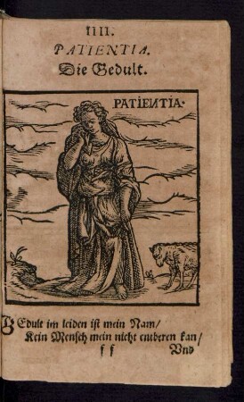 IIII. Patientia.