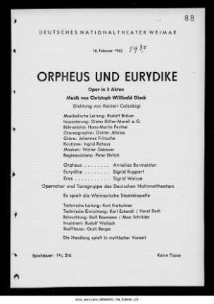 Orpheus und Eurydike