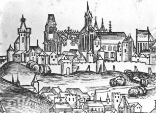 Liber Chronicarum & Schedelsche Weltchronik & Nürnberger Chronik — Ansicht von Prag