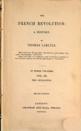 The French Revolution : a history, 3. The guillotine