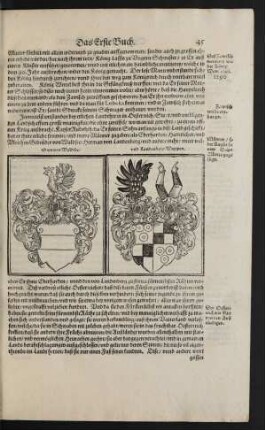 und Landenberg Wappen.