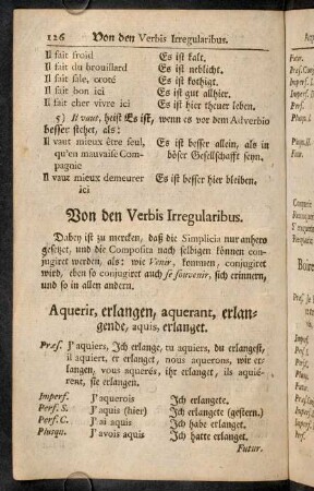 126-163, Von den Verbis Irregularibus.