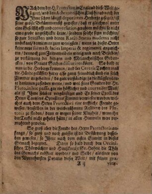 Cromwels, Oxenstirns und Lilienströms geführte Staats-Discursen In Plutonis Residentz, im Jahre 1659