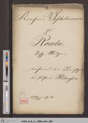 Rosche: Visitationsakten