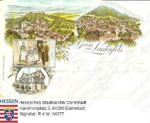 Lindenfels im Odenwald, Panorama und Einzelansichten