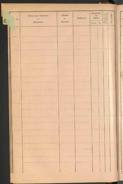 Standesamtsbuch der Stadt Aschaffenburg: Register Eheschließungen 1927 - 1929