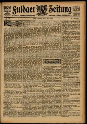 Ausgabe vom Dienstag, den 03. Mai 1904.