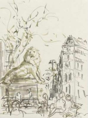 Lion de Belfort, Place Denfert-Rochereau