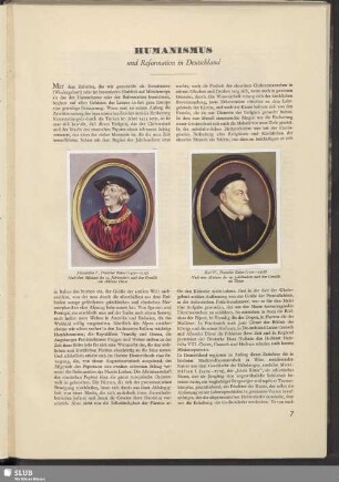 Humanismus und Reformation in Deutschland