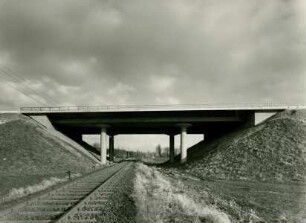 vier Autobahnbrücken aus Spannbeton, 1959