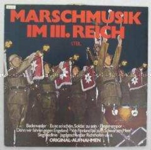 Marschmusik im III. Reich (Teil I), Plattenhülle