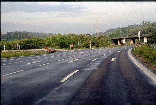 Knoten West, Zufahrt von Sindelfingen