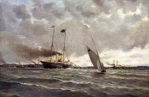 Flottenparade auf der Kieler Förde