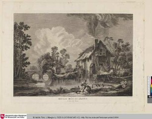 Le moulin près de chatou [Le moulin à eau; Die Mühle vor dem Schloss]