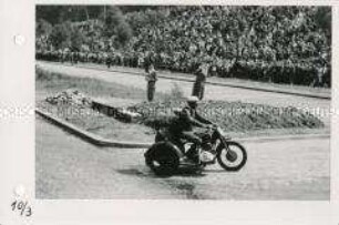 Motorradrennen auf der "Kleinen Avus" in Zehlendorf