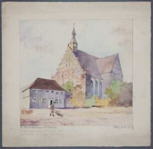 Wilsnack (Kr. Westprignitz): Wunderblutkirche von Südwesten