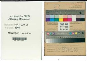 Entnazifizierung Hermann Menneken , geb. 09.02.1901 (Architekt)