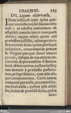 LVI. Legum observatio