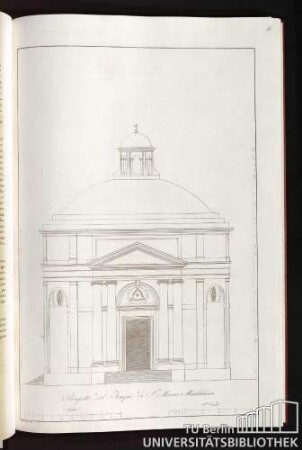 Prospetto del Tempio di S.ta Maria Maddalena