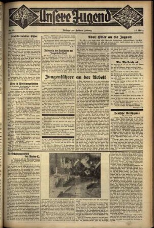Zweite Ausgabe vom Mittwoch, den 13. März 1935.