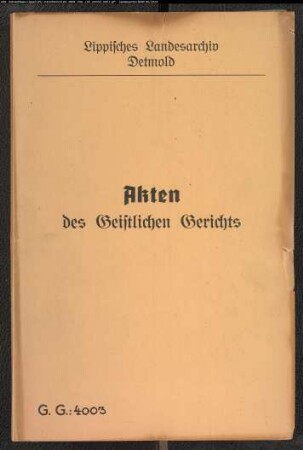 Kolon Joh. Bernh. Cord Simon Wellner, Nr. 2 Leopoldstal, gegen seine Ehefrau Sophie Wilhelmine geb. Strate, eheliche Tochter des Kolons Friedrich Strate, Nr. 11 in Billerbeck, Trauung 27.2.1863, wegen der Ehescheidung am 23.5.1870. Die erste Frau des Wellner starb 1862