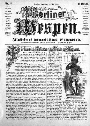 Nr. 19, 10.05.1878
