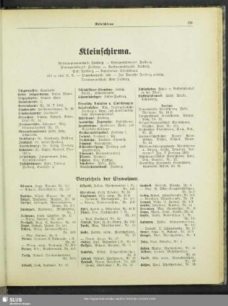 Kleinschirma