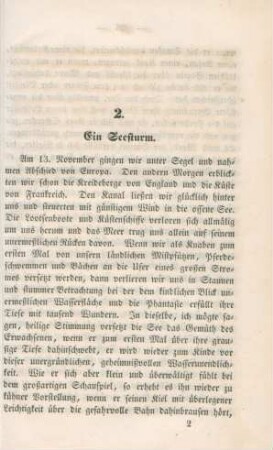 2. Ein Seesturm