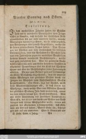 Vierter Sonntag nach Ostern. Jak. I, 16 - 21.