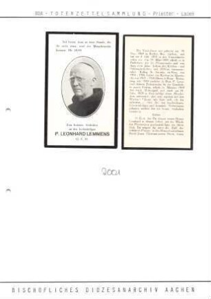 Lemmens, Leonhard
