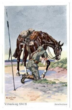 Völkerkrieg 1914/15 Nr. 151: Samariterdienst (Mayer)