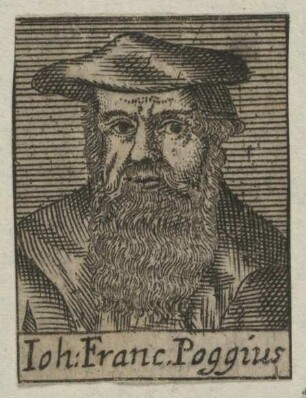 Bildnis des Iohannes Franciscus Poggius